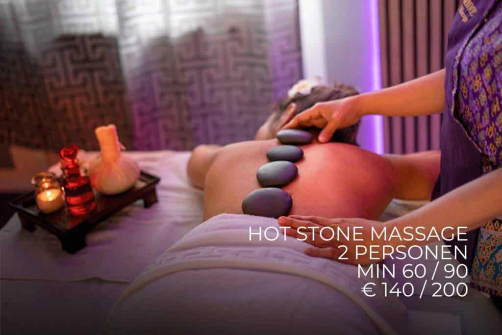 Hot Stone Massage mit warmen Massagesteinen bei Milanee Thaimassage Nürnberg
