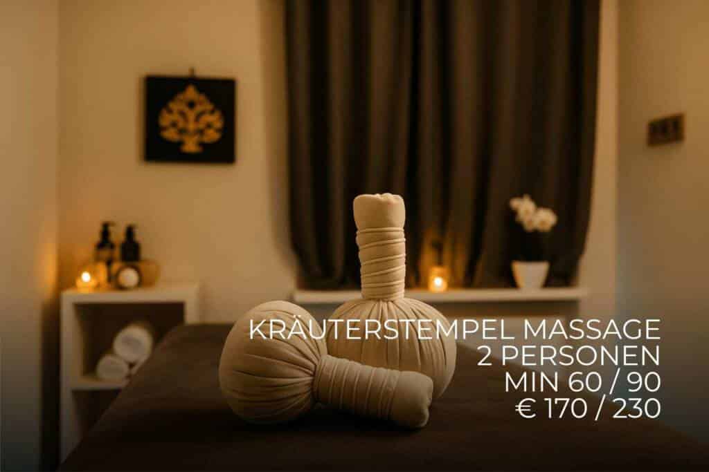 Traditionelle Kräuterstempel für eine Kräuterstempel Massage bei Milanee Thaimassage Nürnberg